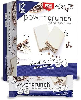 Power Crunch 12 Bar Choc Chip Cheesecake