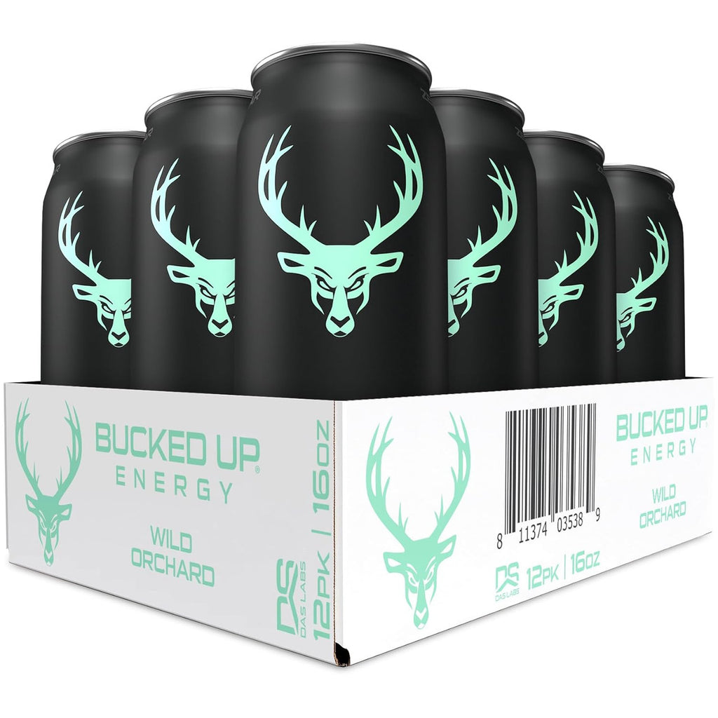 Bucked Up Energy Drinks 16Oz 12Pk Wild Orchard