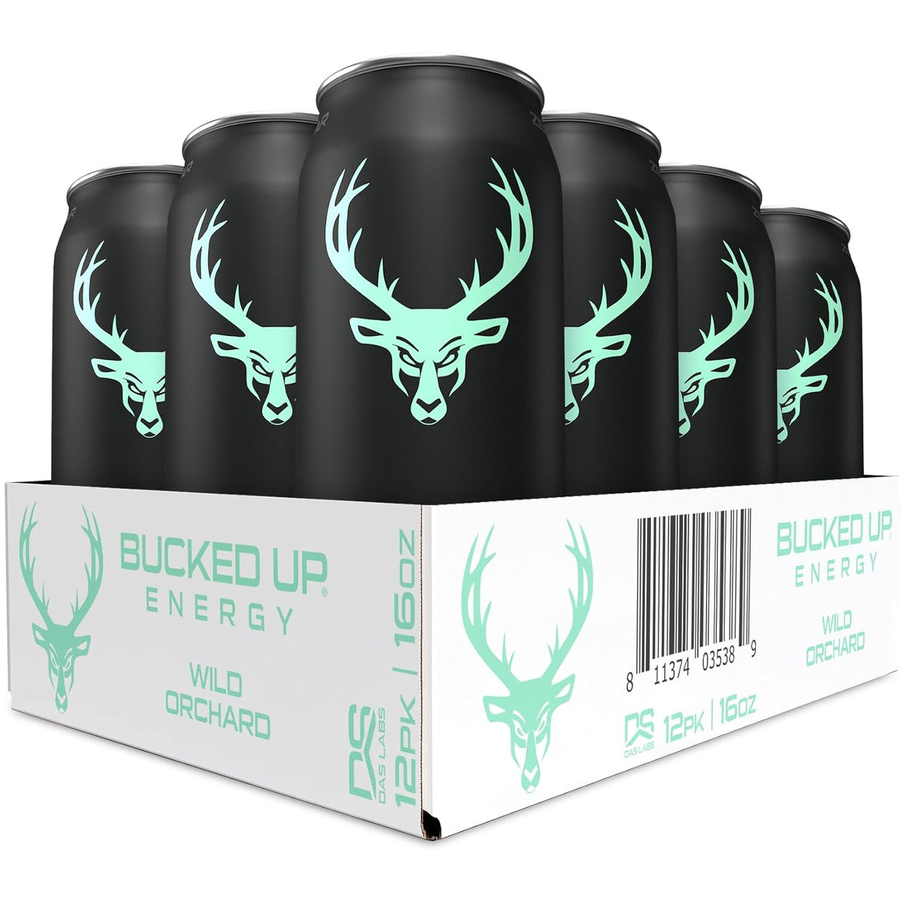 Bucked Up Energy Drinks 16Oz 12Pk Wild Orchard