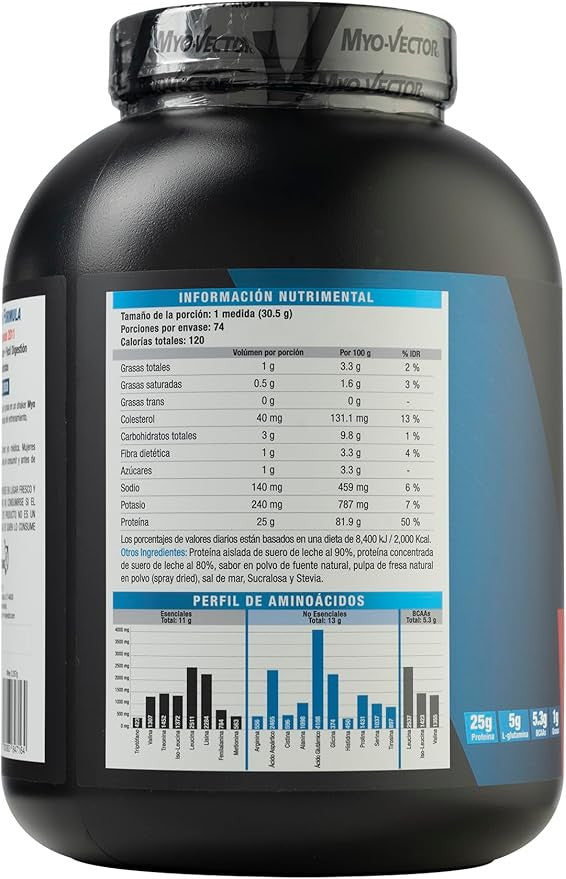 Pbs Myo-Vector - Vector Fit Vector Whey Activ 60 Porciones Strawberry