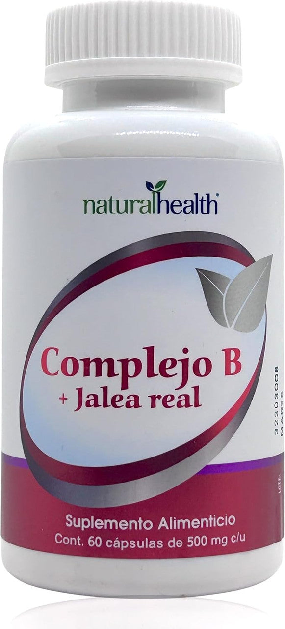 Natural Complejo B Jalea Real 500Mg 60 Cápsulas Linea Blanca