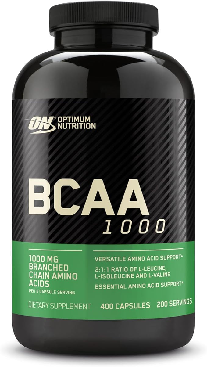 Optimum Nutrition BCAA Mega Size 1000 400 Cápsulas