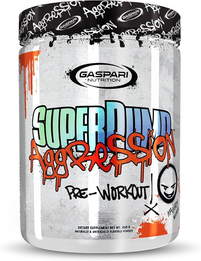 Gaspari Nutrition Super Pump Agression 20 40 Porciones Mayhem Mango