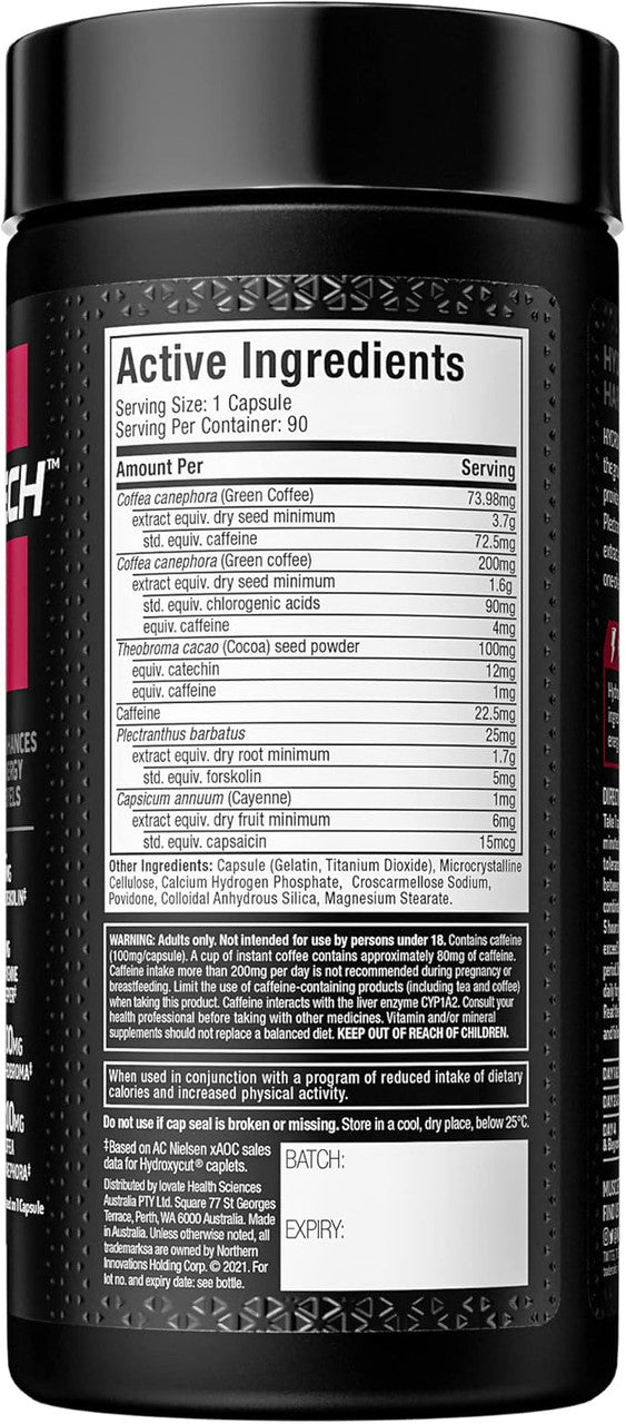 Muscle Tech Hydroxycut Hardcore Elite 110 Unidades