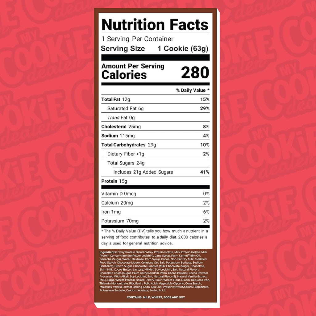 Raw My Cookie Dealer 113 g 12 Paquete Chocolate Candy Ganache