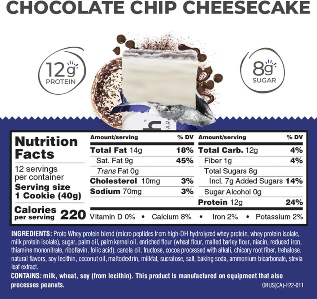 Power Crunch 12 Bar Choc Chip Cheesecake