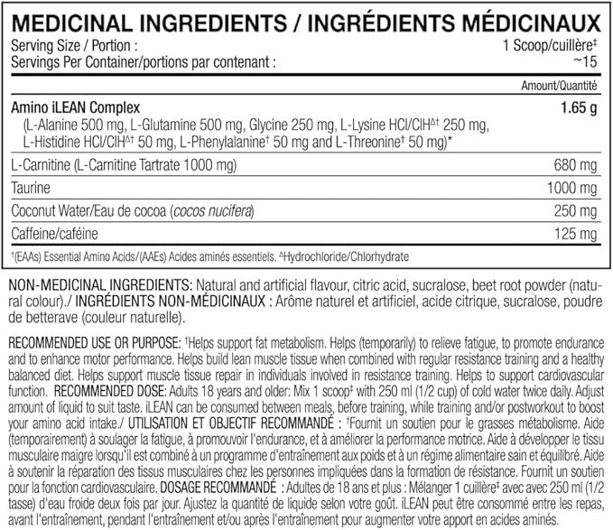 Perfect Sports Ilean Aminos Energy Weight Loss 30 Porciones Fruit Punch