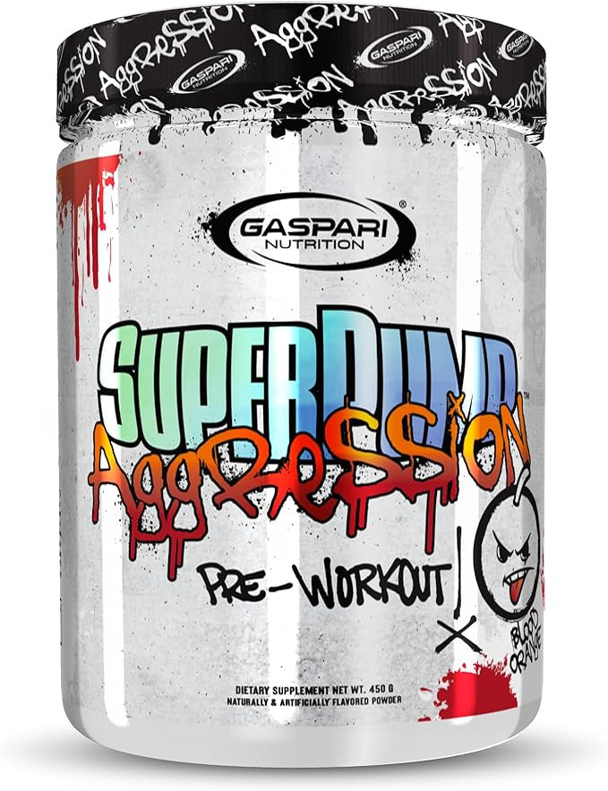Gaspari Nutrition Super Pump Agression 25 Porciones Blood Orange