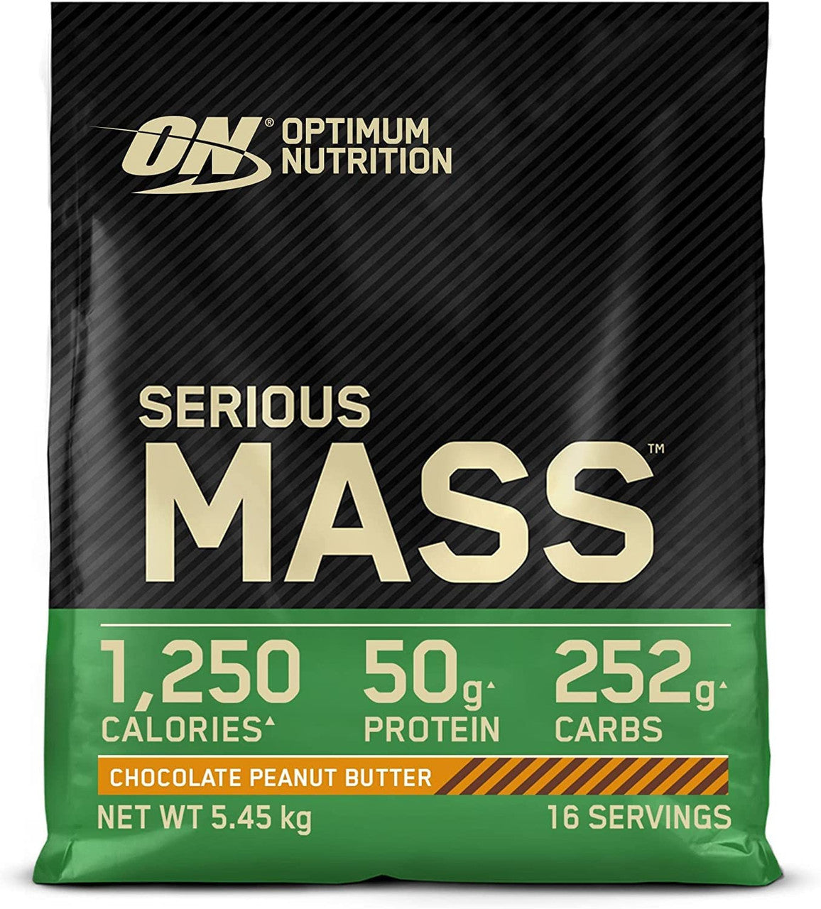 Optimum Nutrition Serious Mass 12 Libras Chocolate Peanut Butter