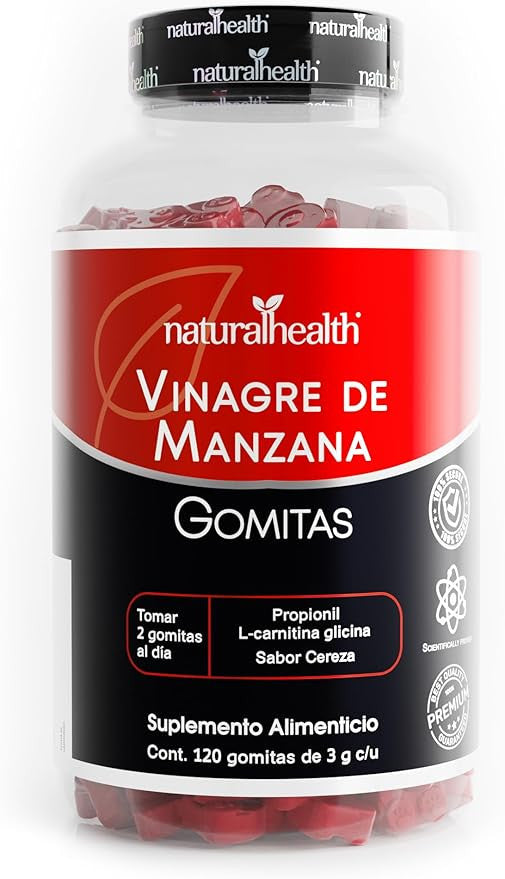 Natural Vinagre de Manzana 120 Gomitas