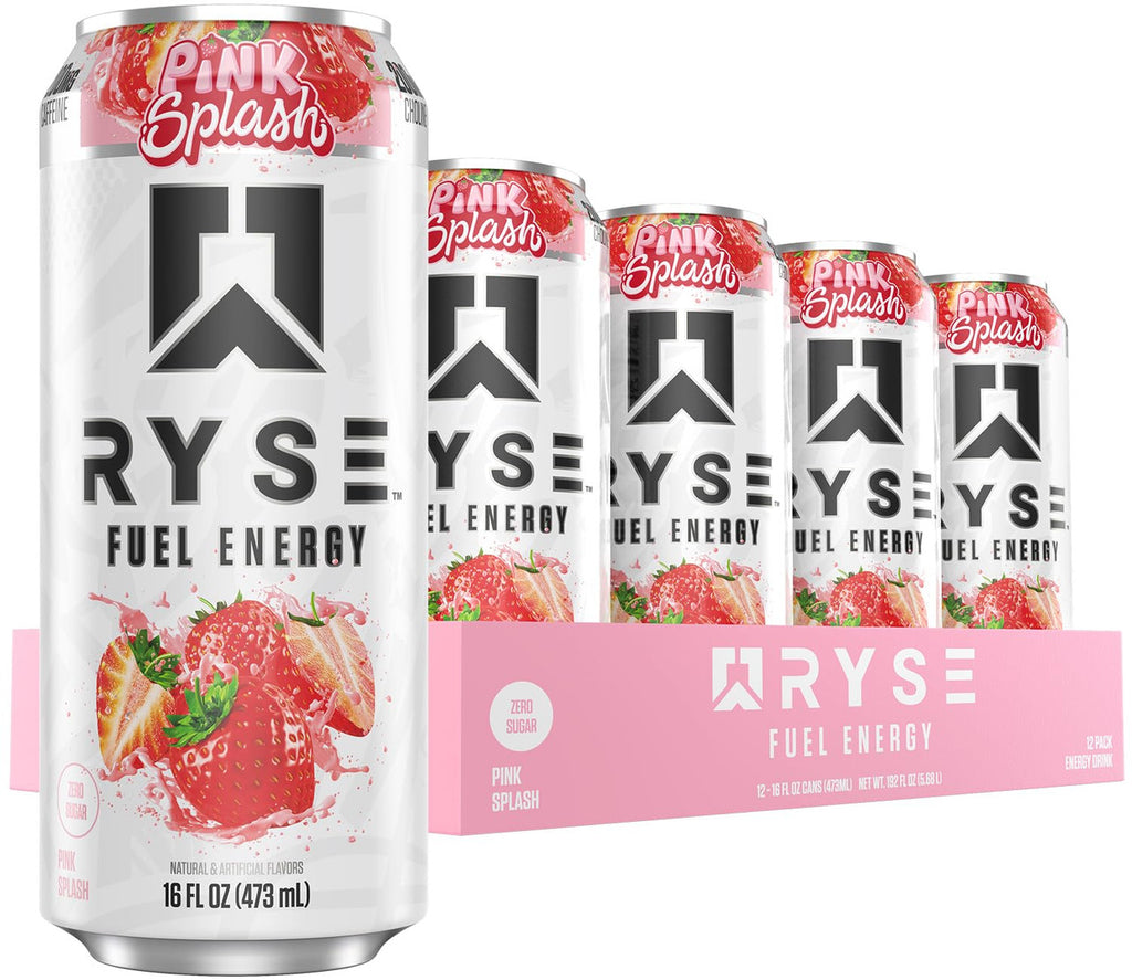 Ryse Fuel Drink 16 Onzas 12 Paquete Pink Splash