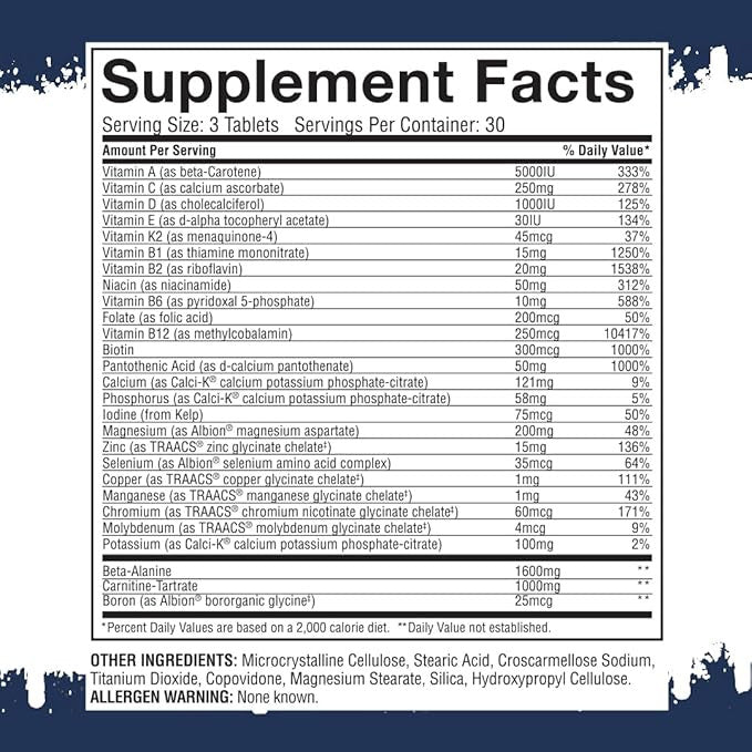 Gaspari Nutrition Anavite Multi Vitamin 180 Tabletas
