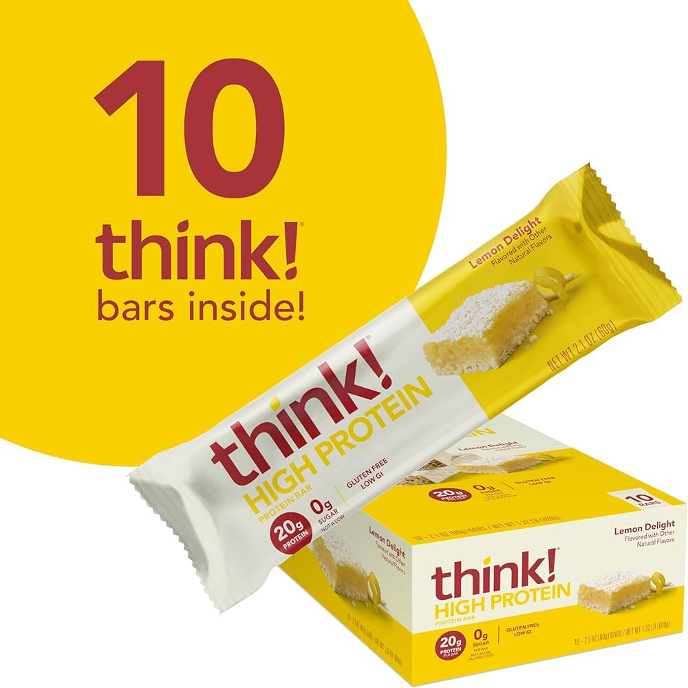 Think High Protein 10 Bars Lemon Delight