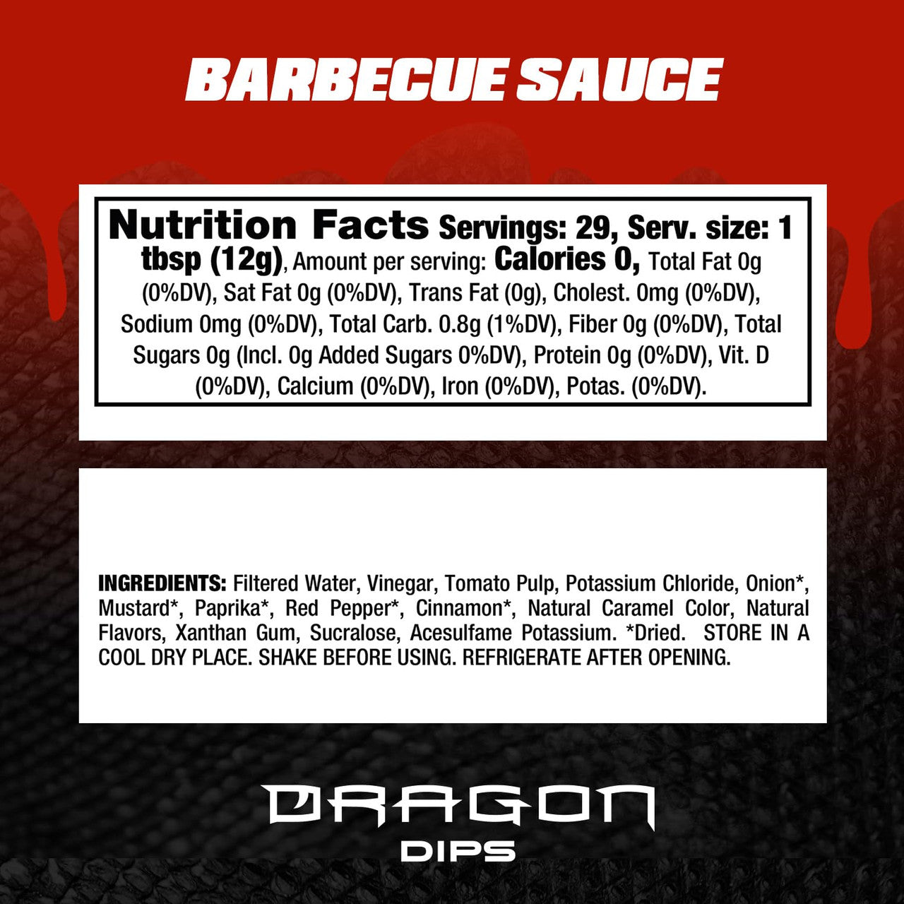 Dragon Pharma Dips 350 Grs Barbecue Sauce