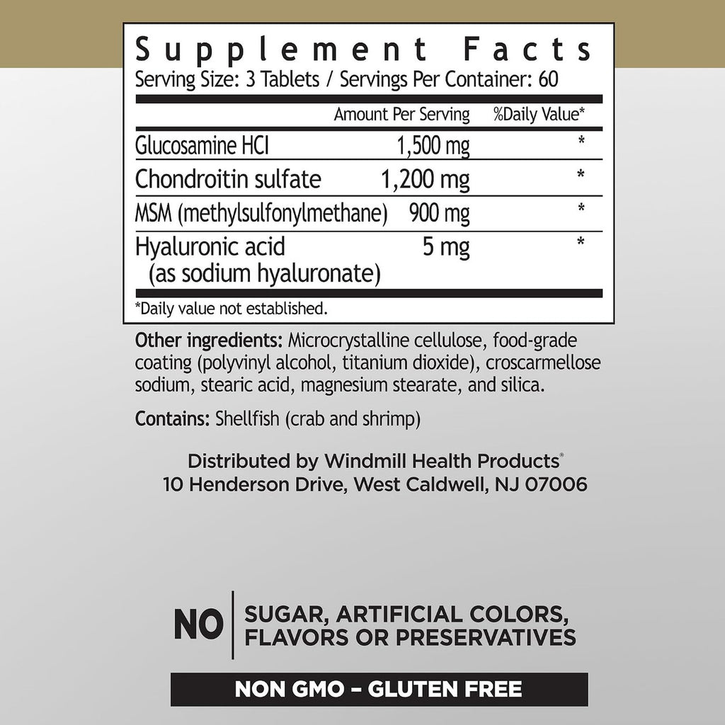Whp Glucosamine Chondroitin 180 Tabletas