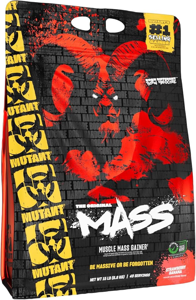 Mutant Mass 15 Libras Strawberry Banana