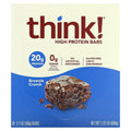Think High Protein 10 Bars Brownie Crunch