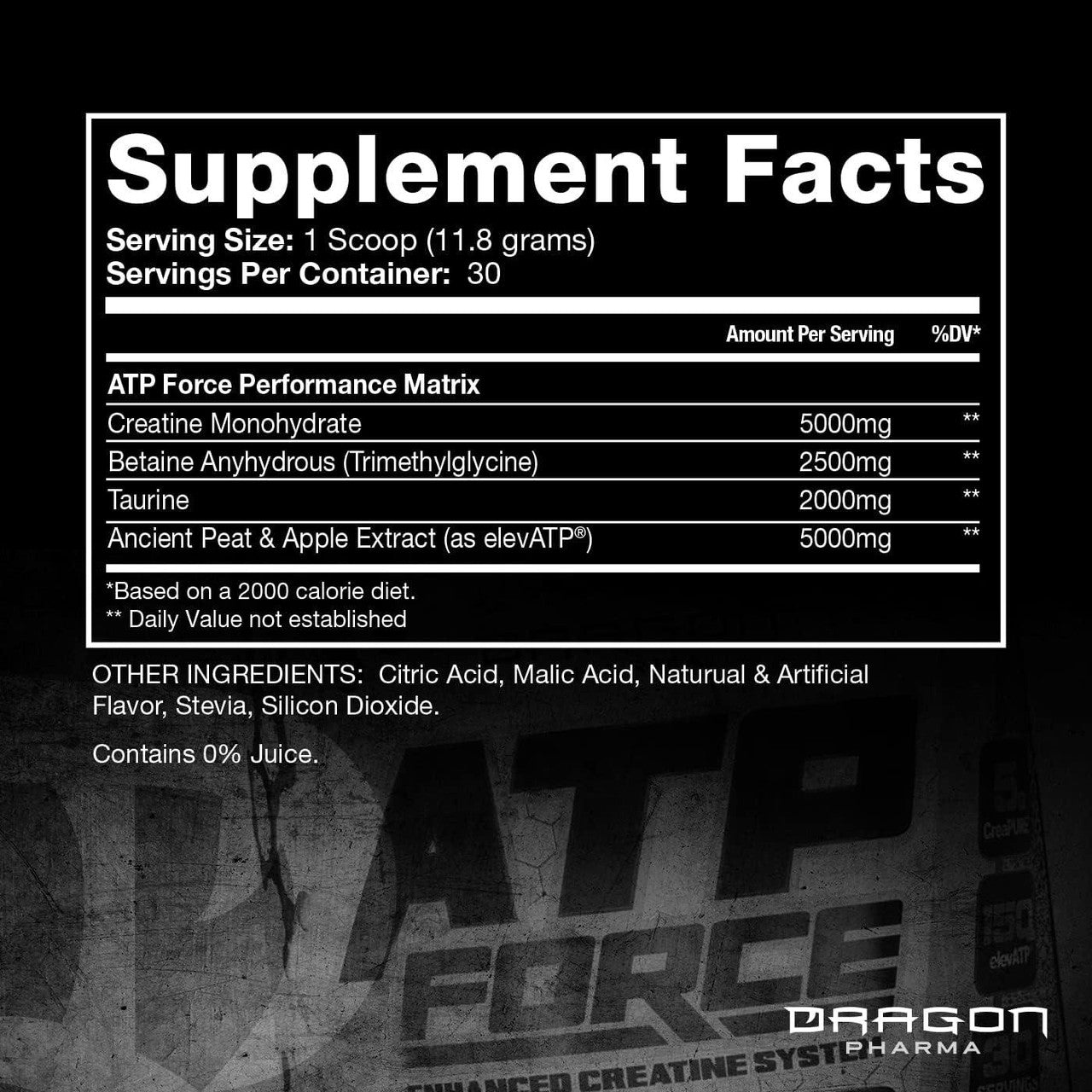 Dragon Pharma ATP Force 30 Porciones Mango Coconut