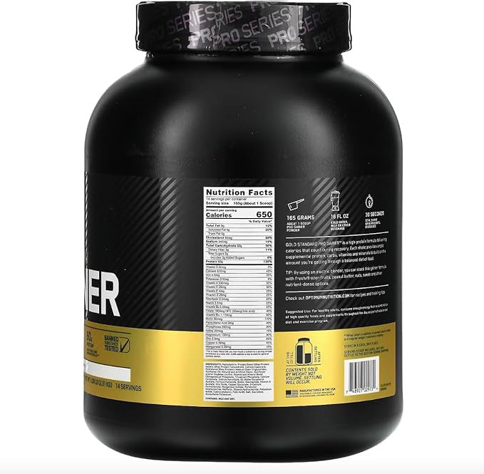 Optimum Nutrition Gold Std Pro Gainer 5 Libras Vainilla