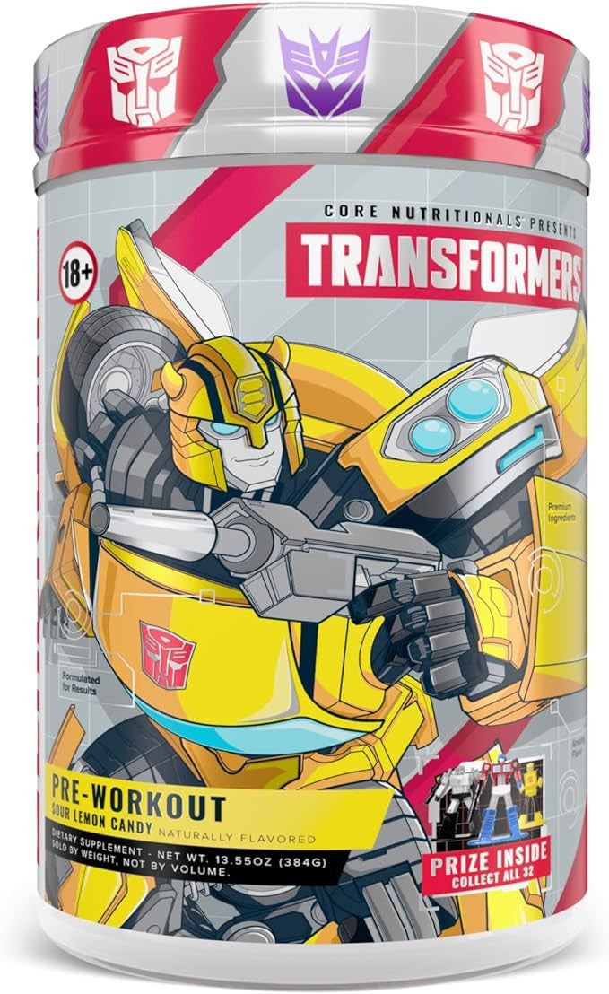 Core Nutritionals Energon Pre - Entreno 20 Porciones Bumblebee Sour Lemon Candy