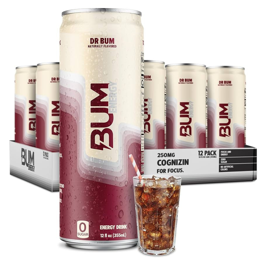 Raw Bum Energy Drink 12 Onzas 12 Dr Bum