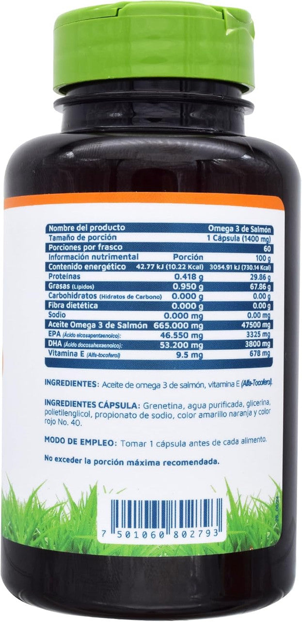 Vidanat Omega 3 de Salm N 60 Cápsulas
