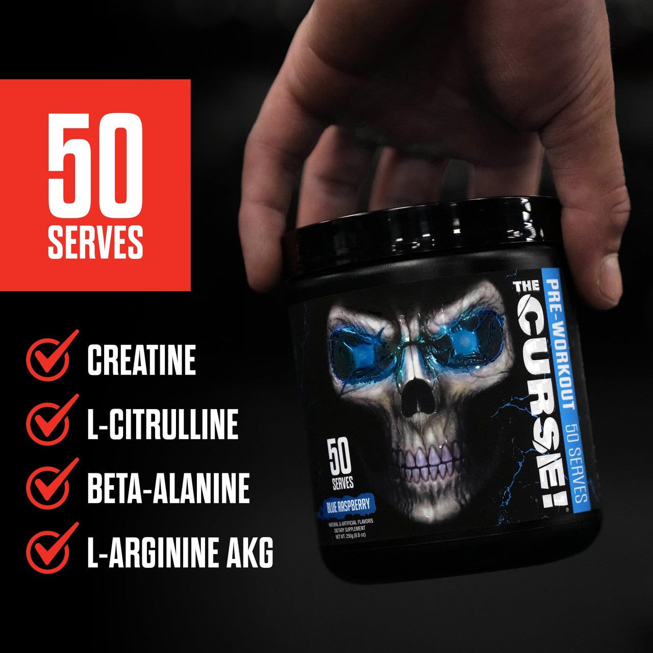 Cobra The Curse 50 Porciones Blue Raspberry