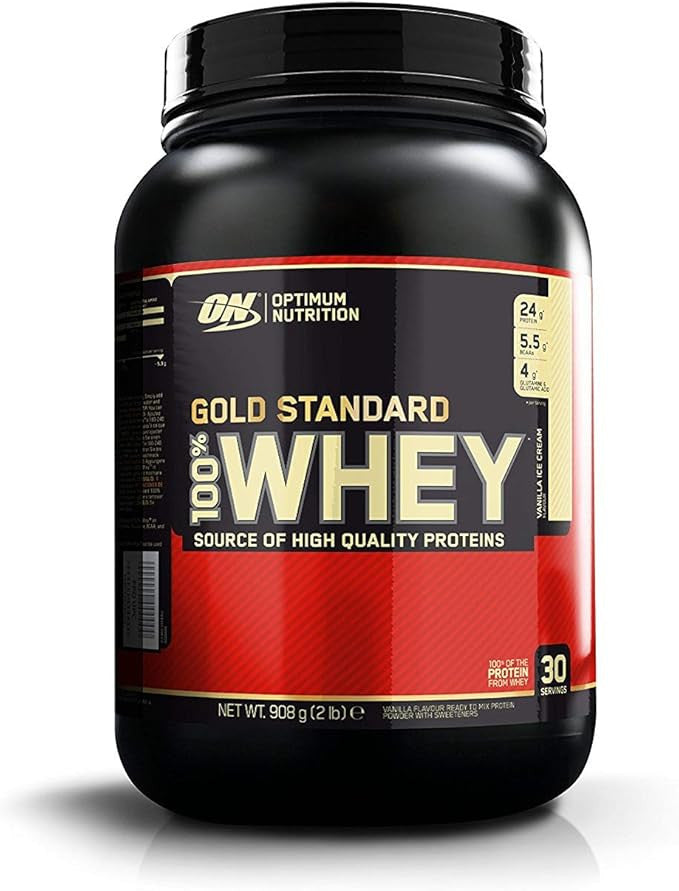 Optimum Nutrition 100 Whey Gold Std 2 Libras Vainilla
