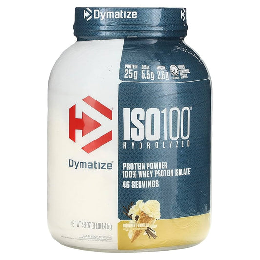 Dymatize Iso 100 1 3 Libras 20 Porciones Vainilla Gourmet