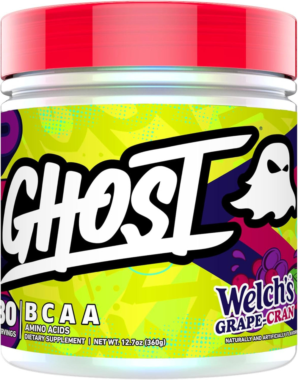 Ghost BCAA 30 Porciones Sour Welchs Grape Sabor