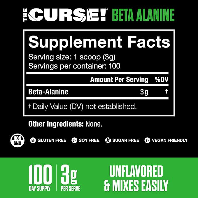 Cobra The Curse Beta Alanine 100 Porciones
