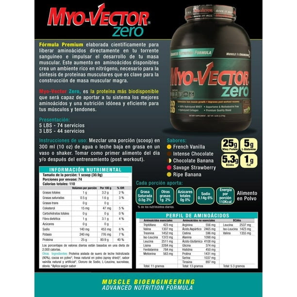Pbs Myo-Vector - Vector Iso Zero 5 Libras Triple Chocolate