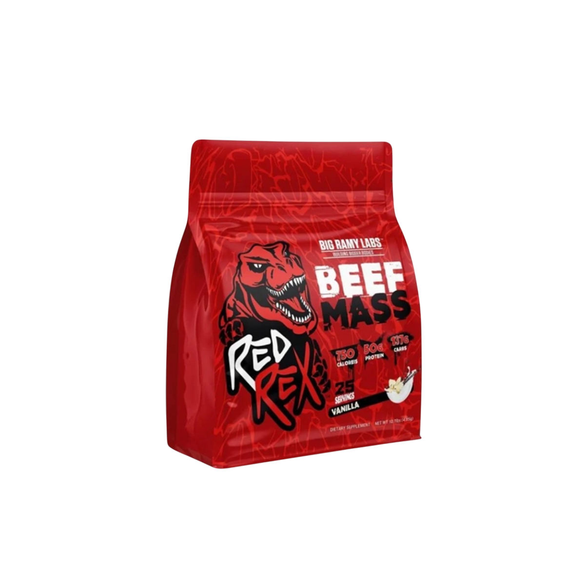 Red Rex Beef Mass Plus 10 7 Libras Vanilla