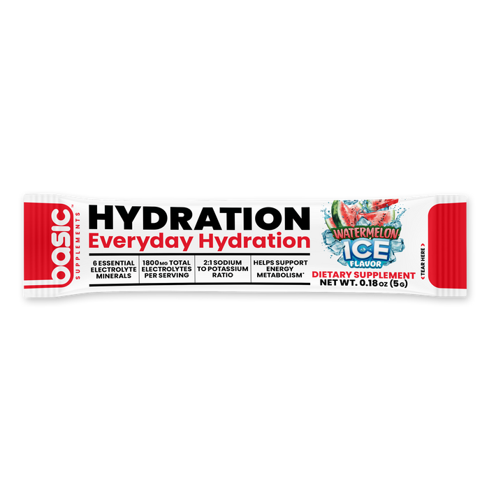 Basic Hydration 20 Sticks Packs X 5G Watermelon