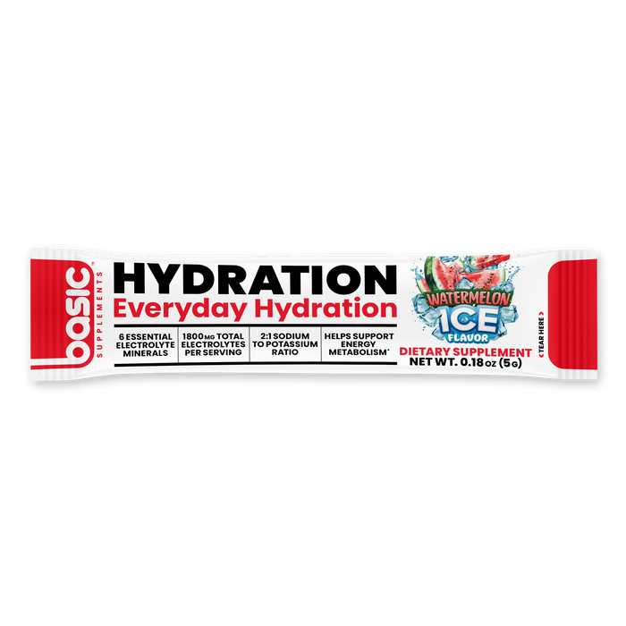 Basic Hydration 20 Sticks Packs X 5G Watermelon