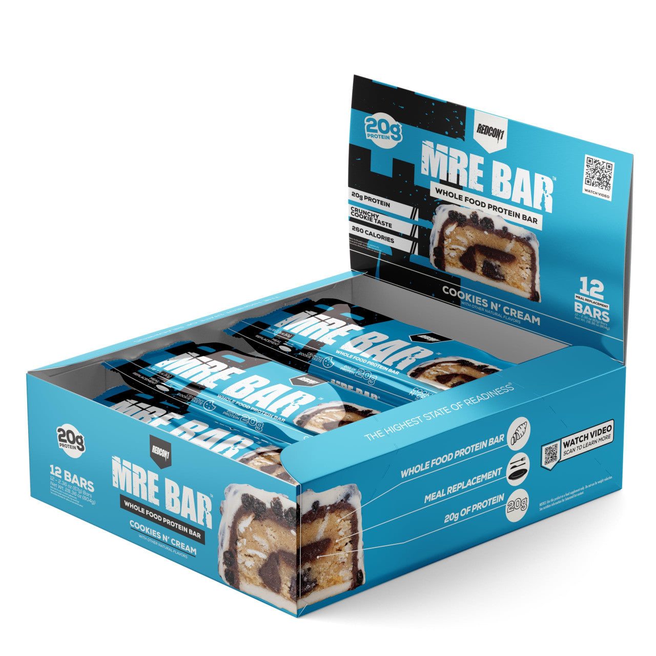 Redcon1 Mre Bar 12 Bars Cookies And Cream