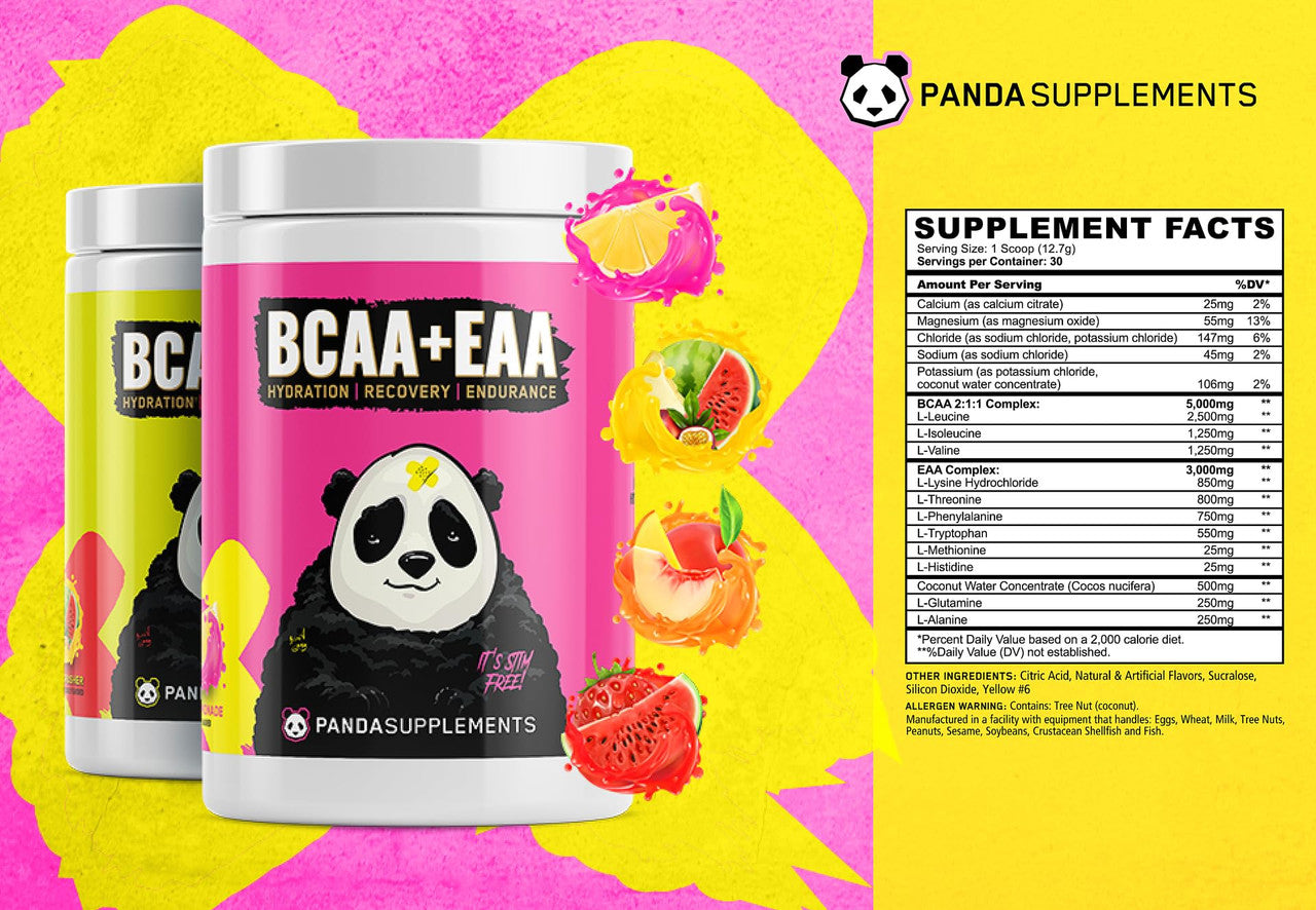 Panda Aminos BCAA EAA Hydration 30 Porciones Pink Lemonade