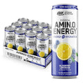 Optimum Nutrition Amino Energy 355 ml 12 Paquete Blueberry Lemonade Electrolitos