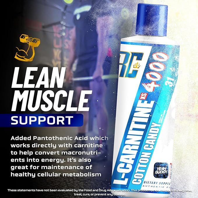 Ronnie L Carnitine 4000 16 Onzas Cotton Candy