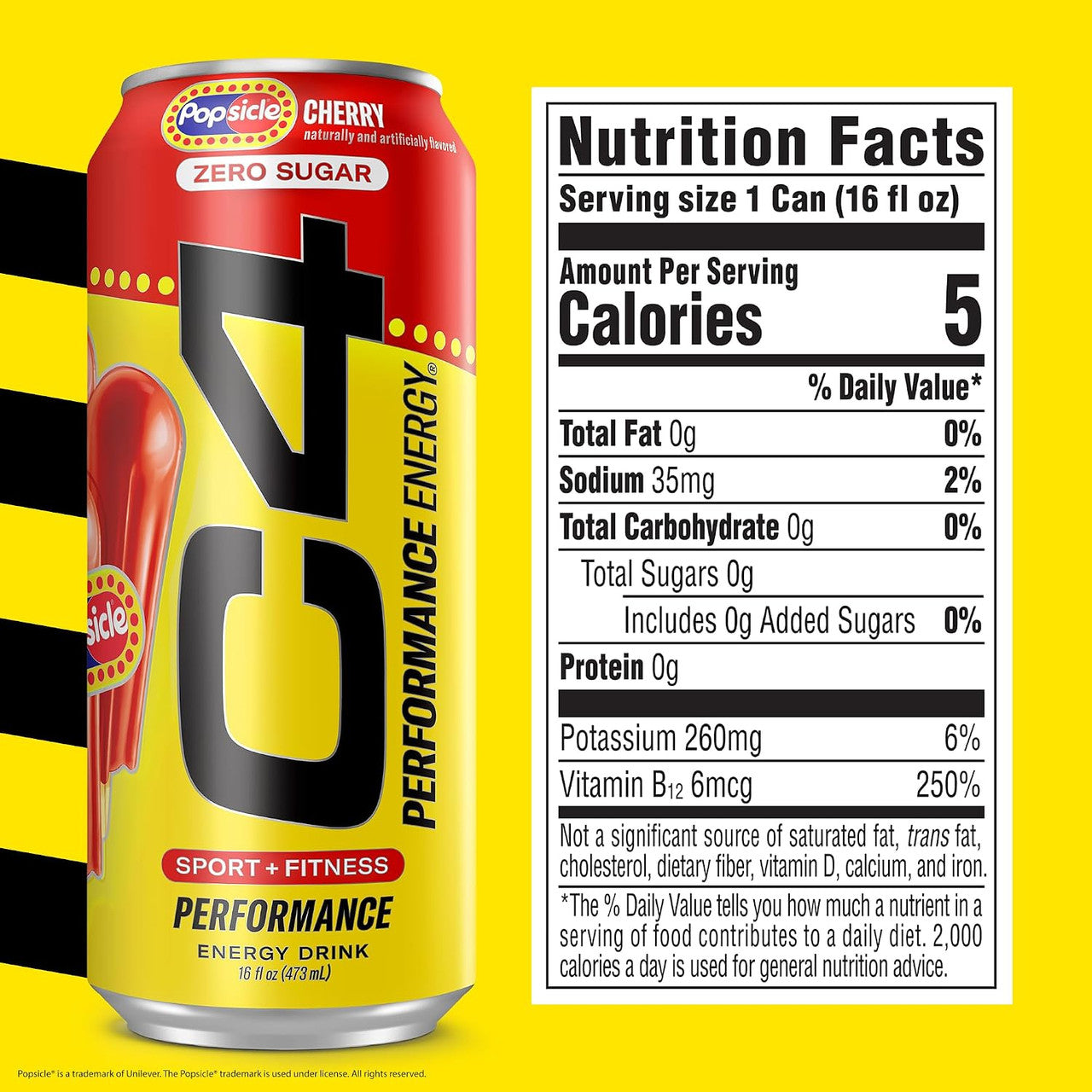 Cellucor C4 Energy Carbonatada 16Oz 12Pk Cherry Popsicle