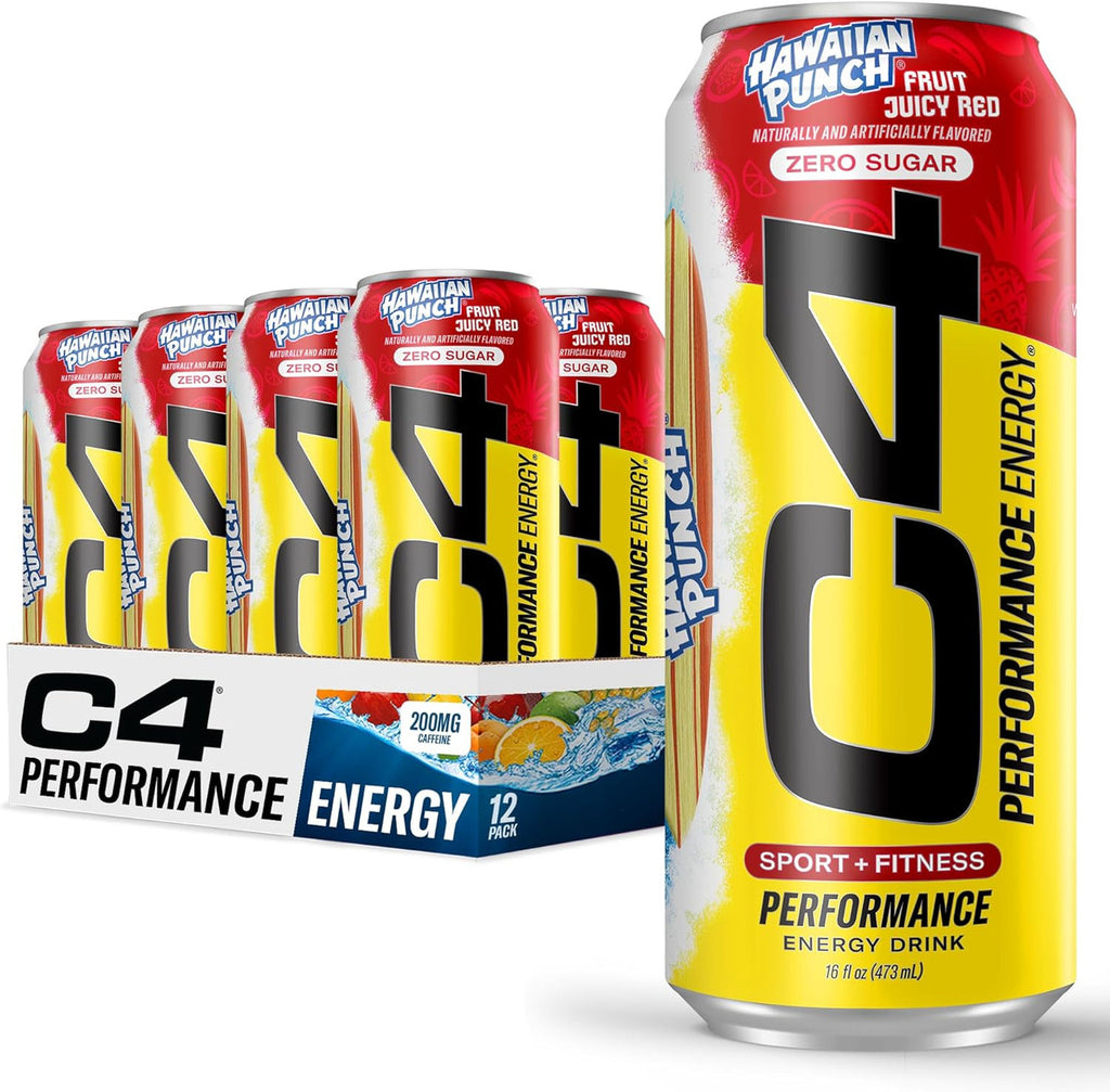 Cellucor C4 Energy Carbonatada 16Oz 12Pk Hawaiian Punch Fruit Juicy R