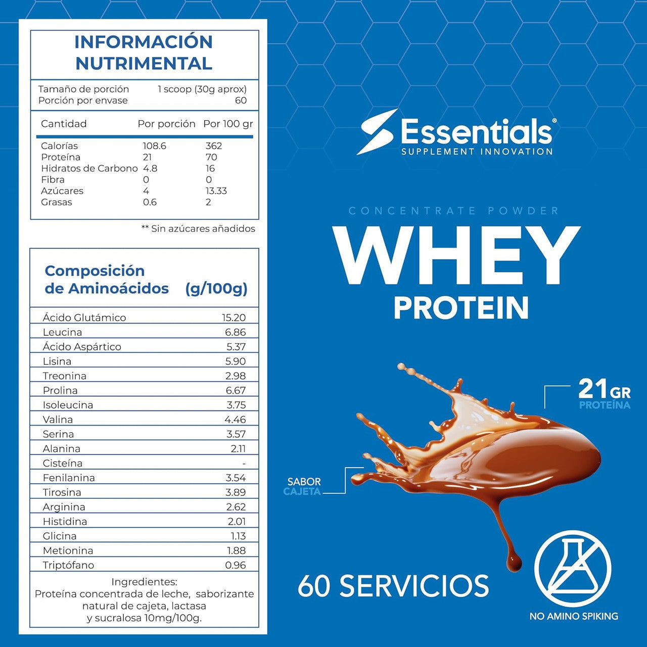 Ess Whey Protein 4 Libras Cajeta