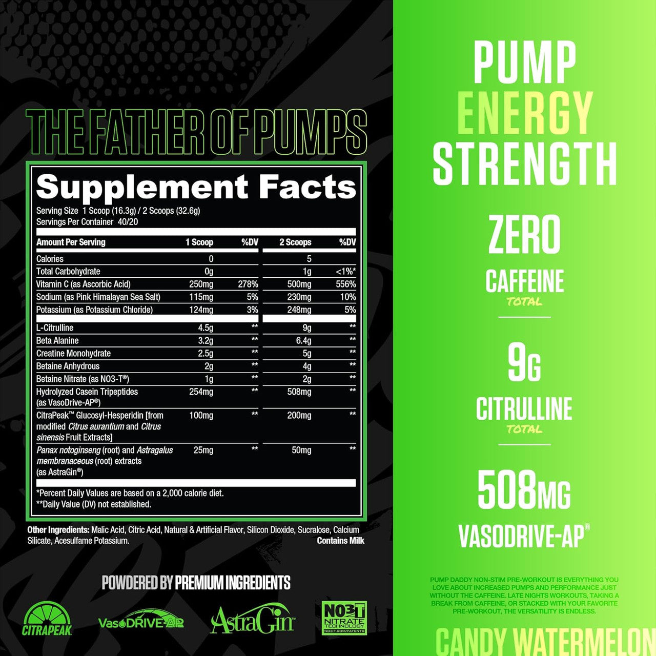 Ryse Pump Daddy V2 40 Porciones Candy Watermelon
