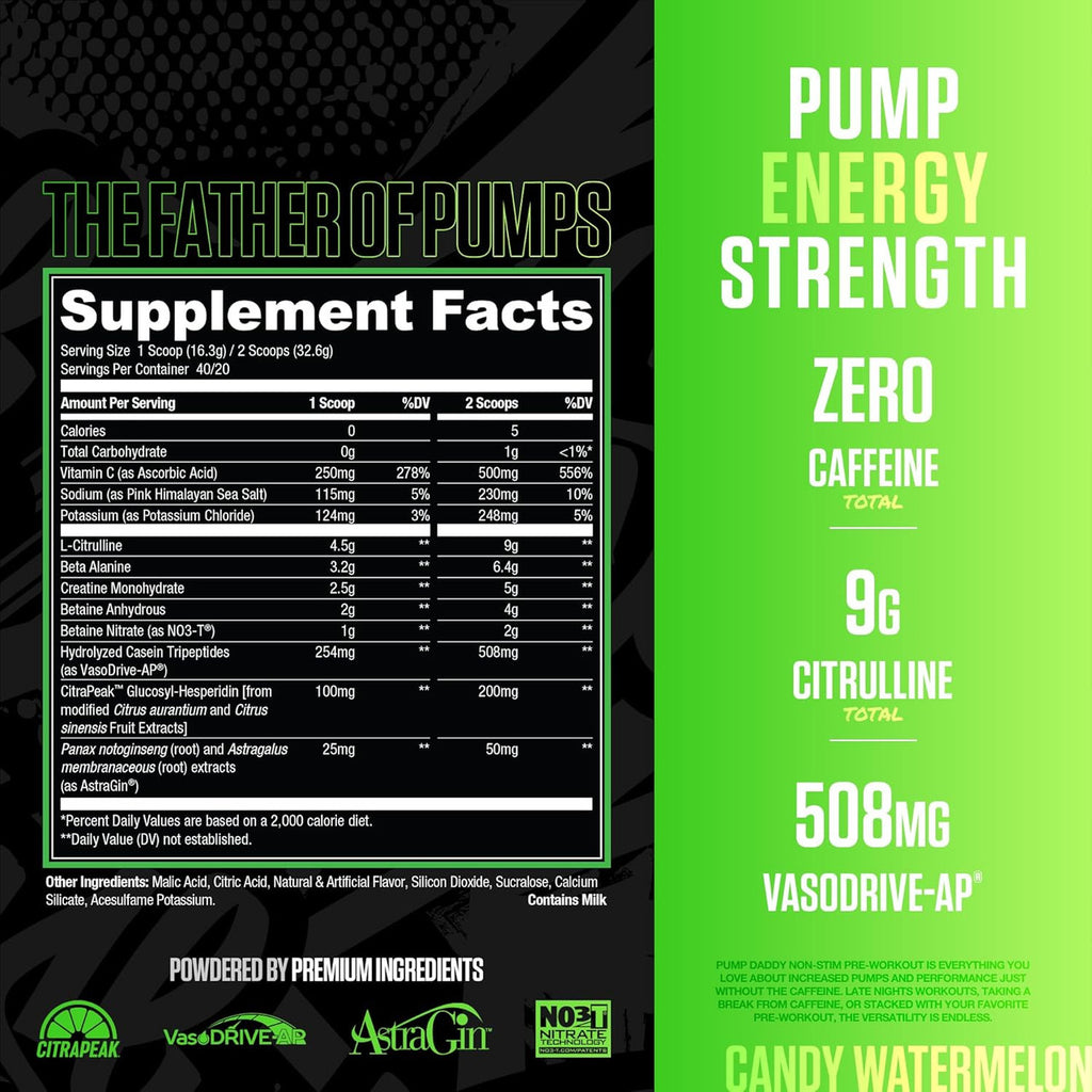 Ryse Pump Daddy V2 40 Porciones Candy Watermelon