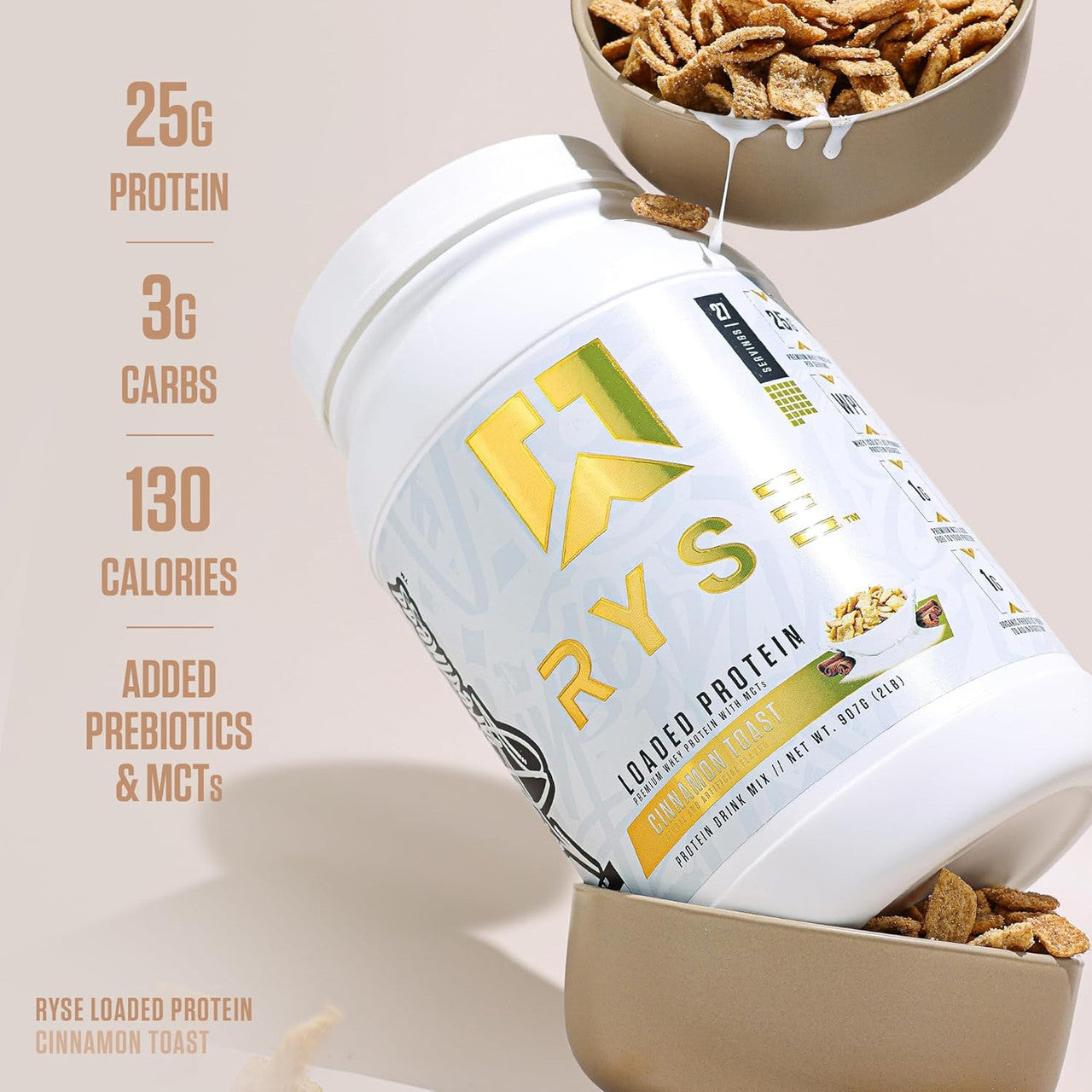 Ryse Protein 2 Libras 27 Porciones Cinnamon Toast