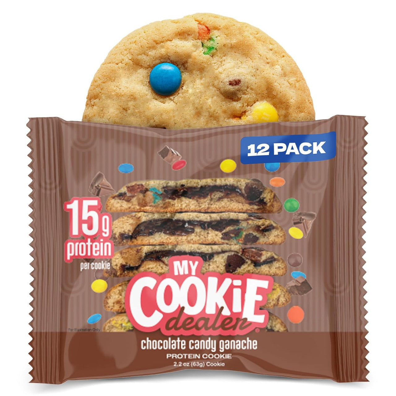 Raw My Cookie Dealer 63 Grs 12 Paquete Chocolate Candy Ganache