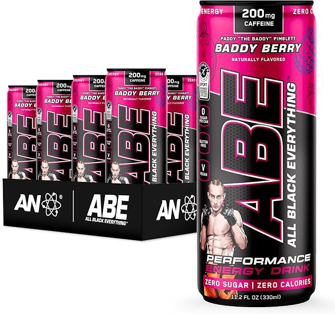 Applied Nutrition Abe Energy Drink 11 2 Onzas 12Pk Baddy Berry