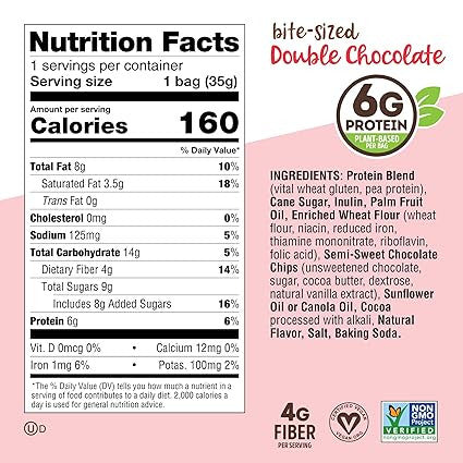 Lenny y Larry´S Complete Crounchy 12 Bag X 35G Double Chocolate