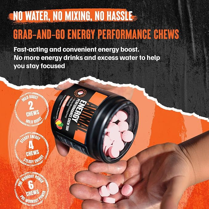 Universal Animal Energy Perf Chews Tabletas 30 Porciones Mango