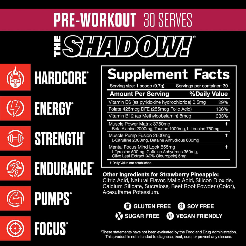 Cobra The Shadow X 30 Porciones Strawberry Pineaple